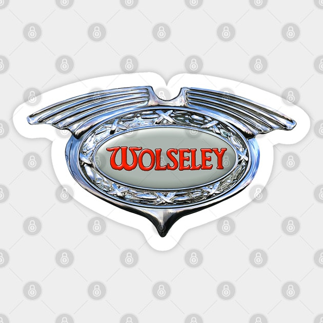 Wolseley Cars England Sticker by Midcenturydave